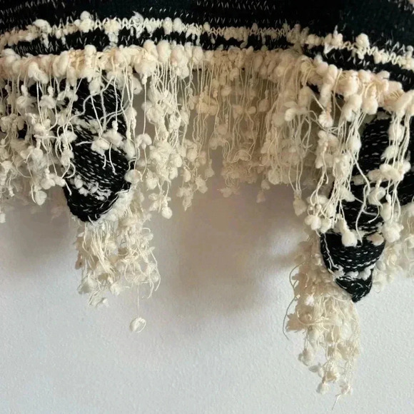 La Fee Verte Open Front Slouchy Cardigan Boho M - Picture 6 of 9